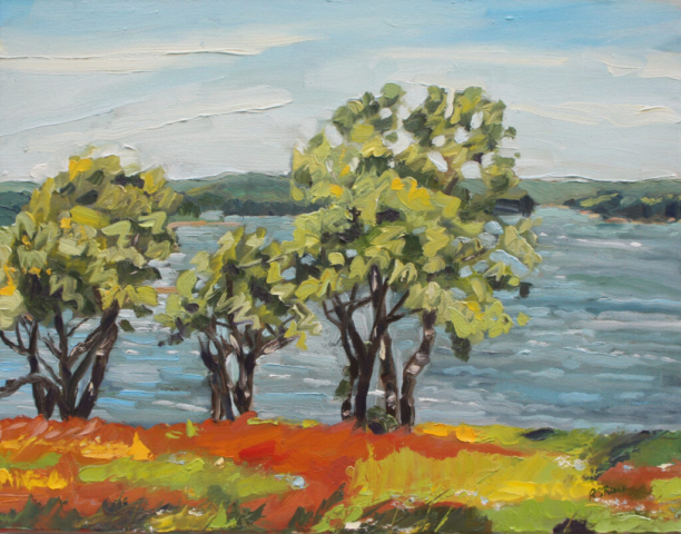 Don’s Place, Trees 14in x 18in $750