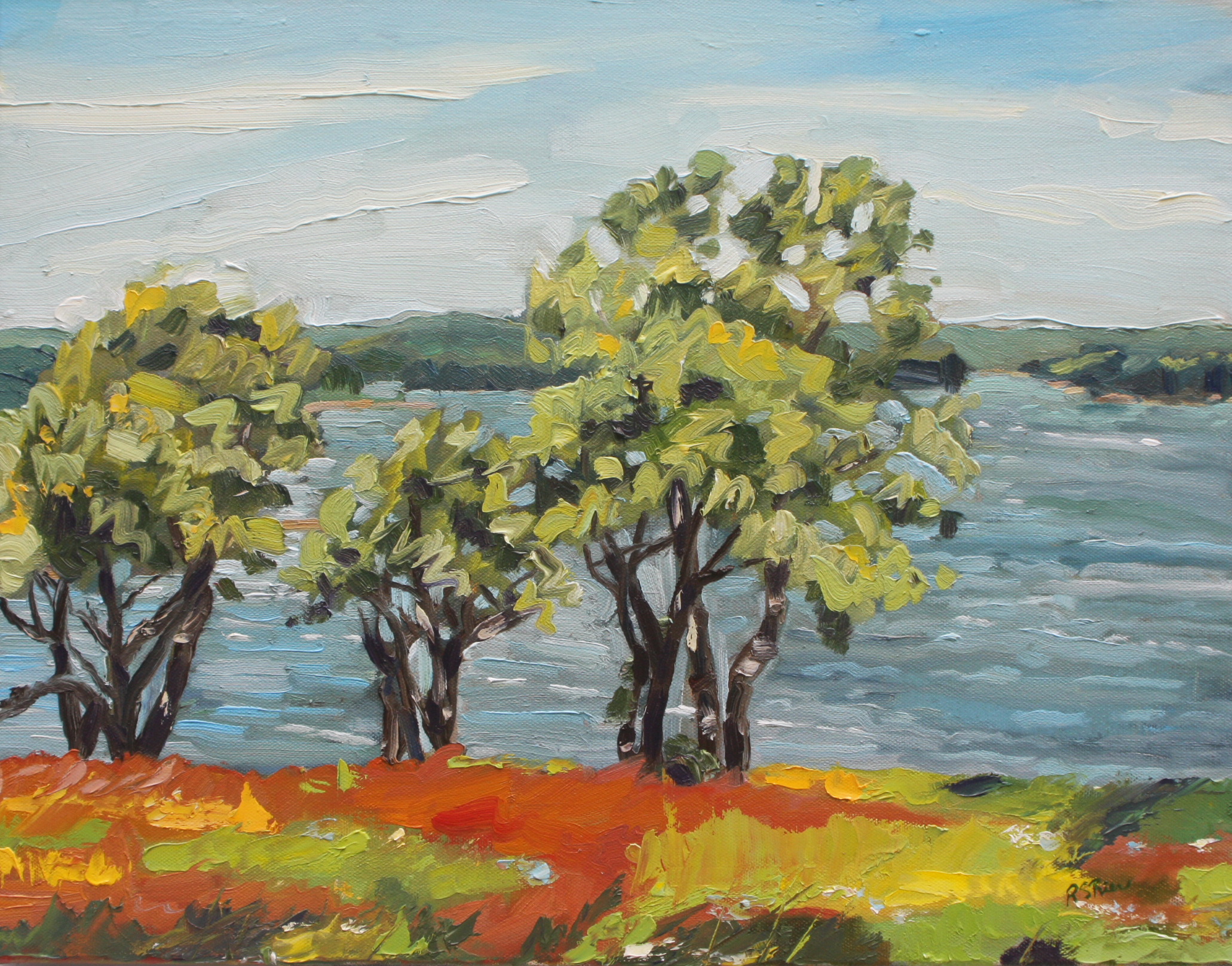 Don’s Place, Trees 14in x 18in $750